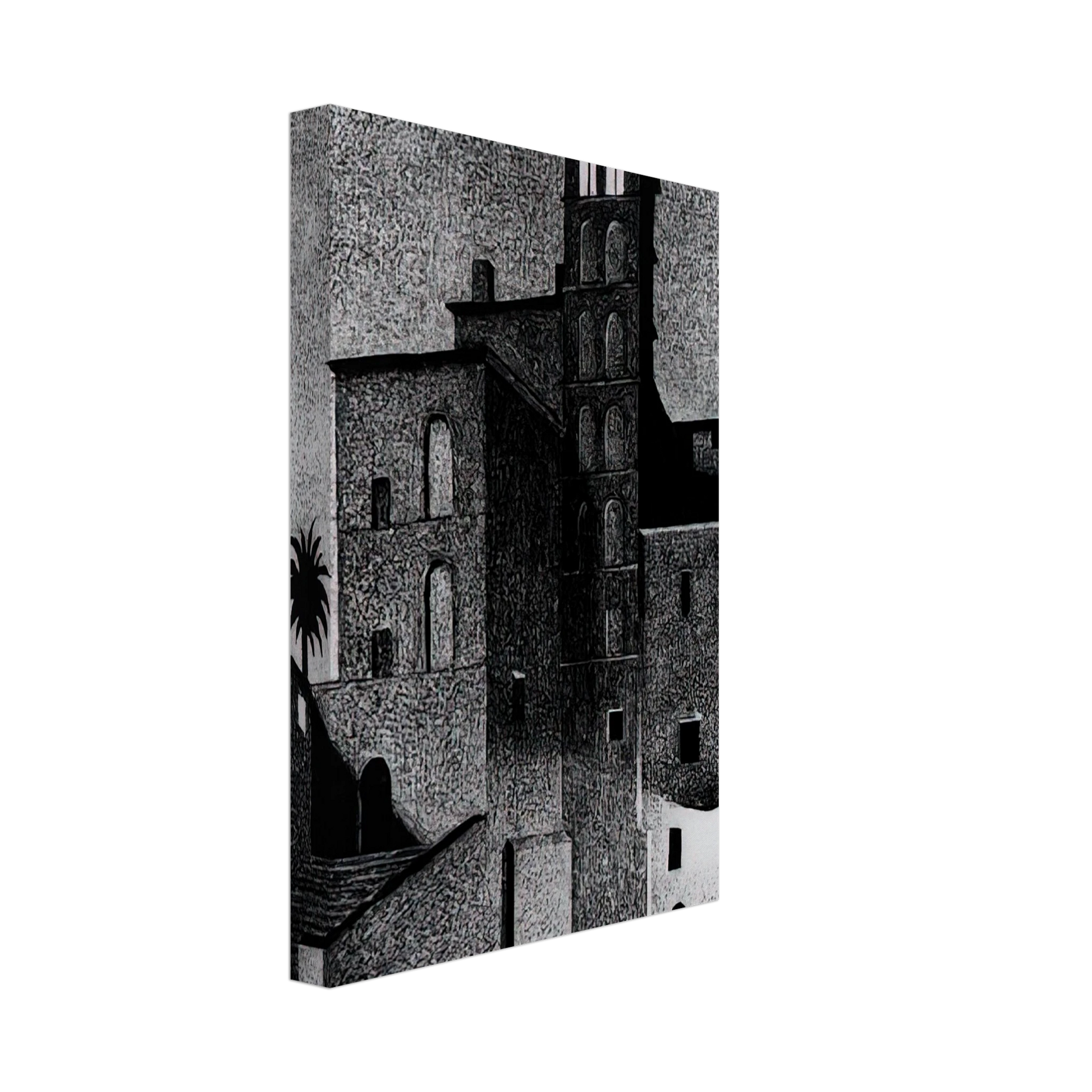 MC Escher - SS GIOVANNI ET PAOLO ROME MAY 1936 1936 Canvas - 40x60 cm / 16x24 inches-canvas