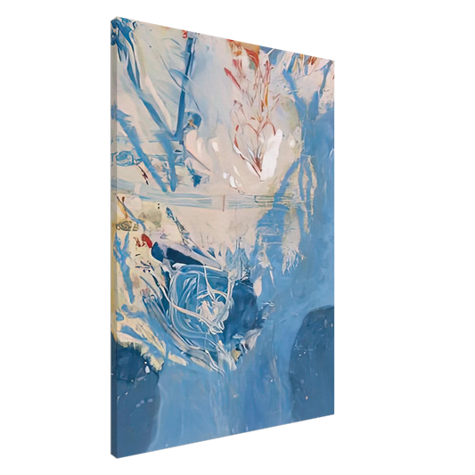 Helen Frankenthaler - Blue Territory, 1955- Canvas - 20x30 cm / 8x12 inches-canvas