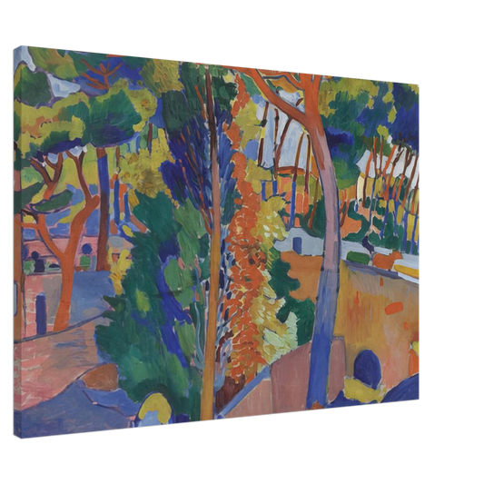 Andre Derain - BRIDGE OVER THE RIOU 1906 Canvas - 20x30 cm / 8x12 inches-canvas