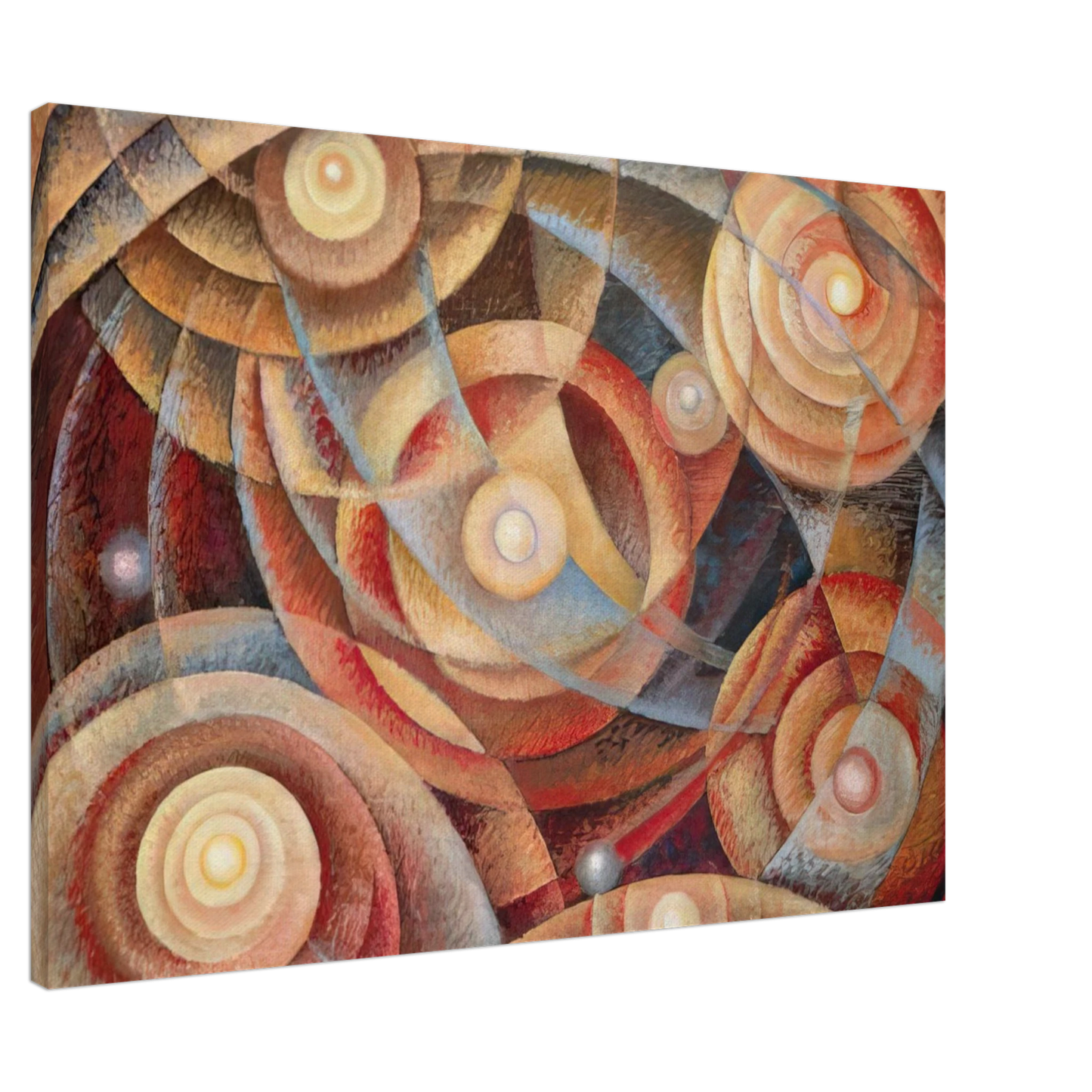 Gerardo Dottori - Ritmi astrali - 1916 Canvas - 20x30 cm / 8x12 inches-canvas