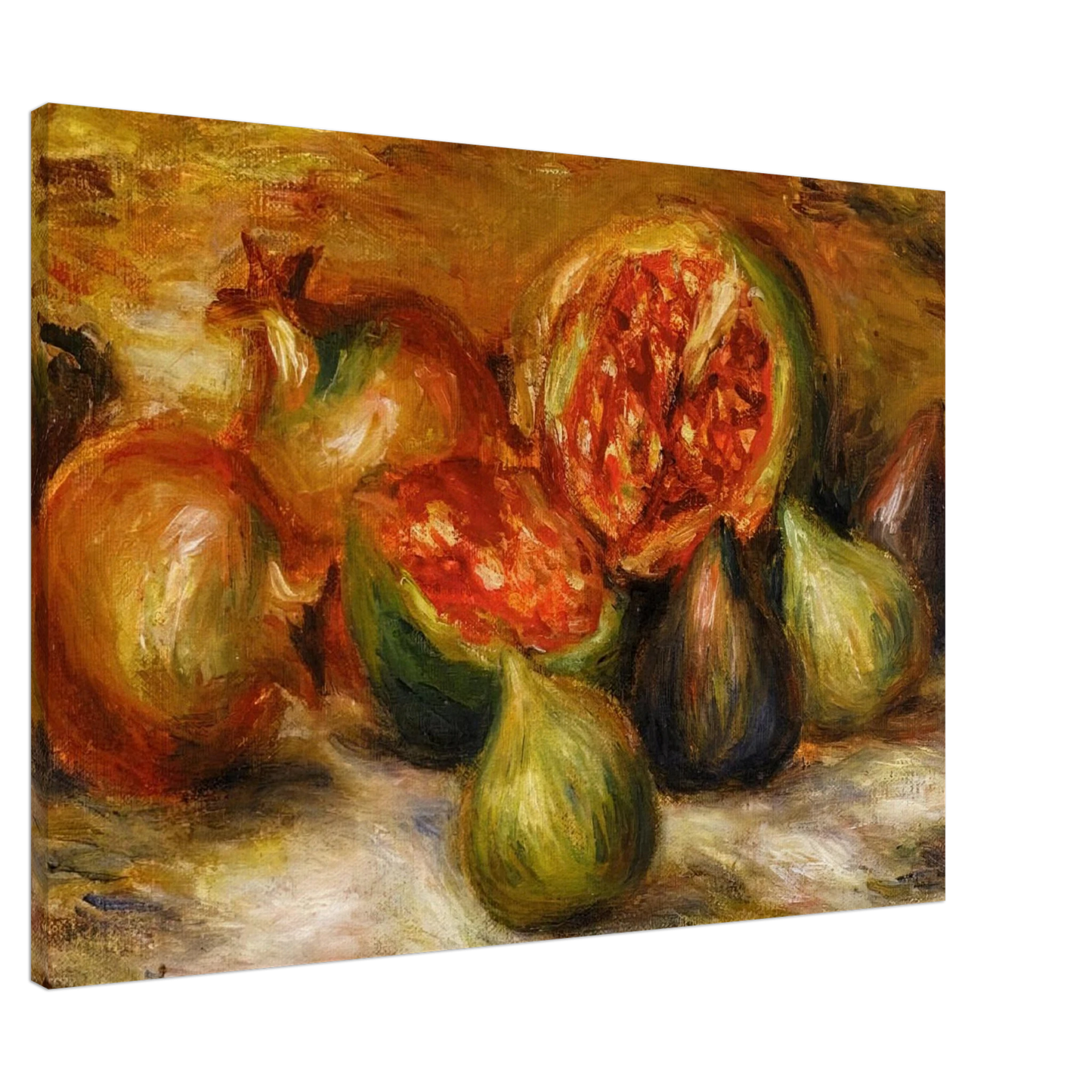 Pierre-Auguste Renoir - Still Life with Figs Canvas - 20x30 cm / 8x12 inches-canvas