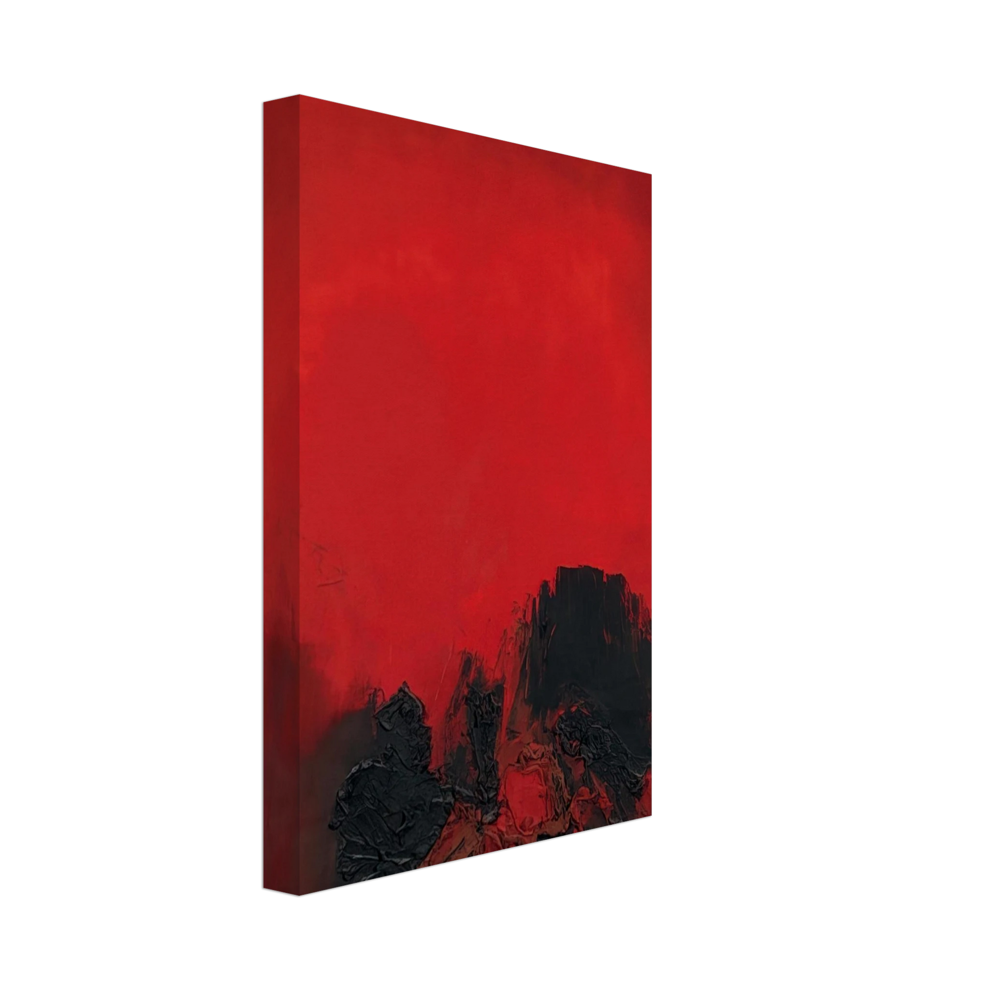 Luis Feito - UNTITLED 1961 Canvas - 40x60 cm / 16x24 inches-canvas