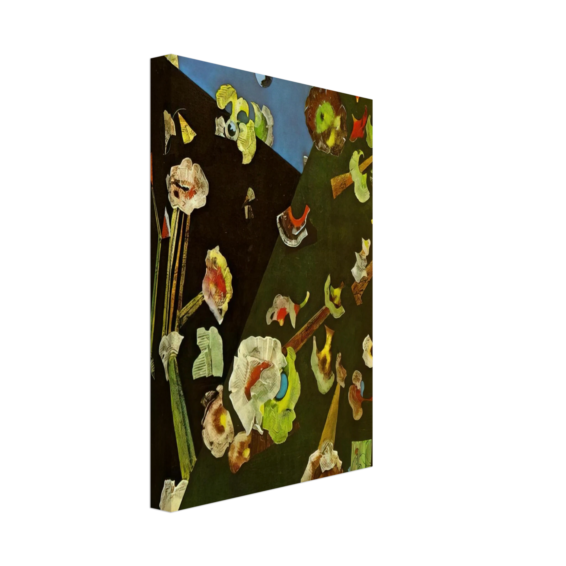 Max Ernst - Snow Flowers Canvas - 40x60 cm / 16x24 inches-canvas