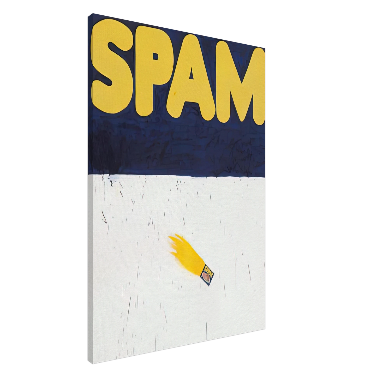 Edward Ruscha - ACTUAL SIZE 1962 Canvas - 20x30 cm / 8x12 inches-canvas