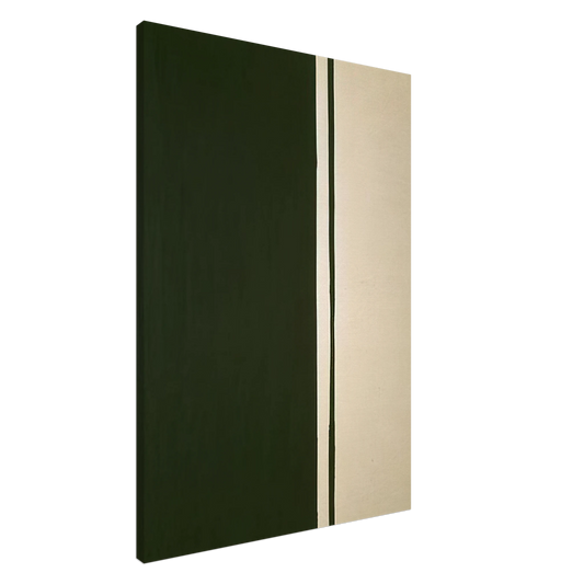 Barnett Newman - Black Fire I Canvas - 20x30 cm / 8x12 inches-canvas