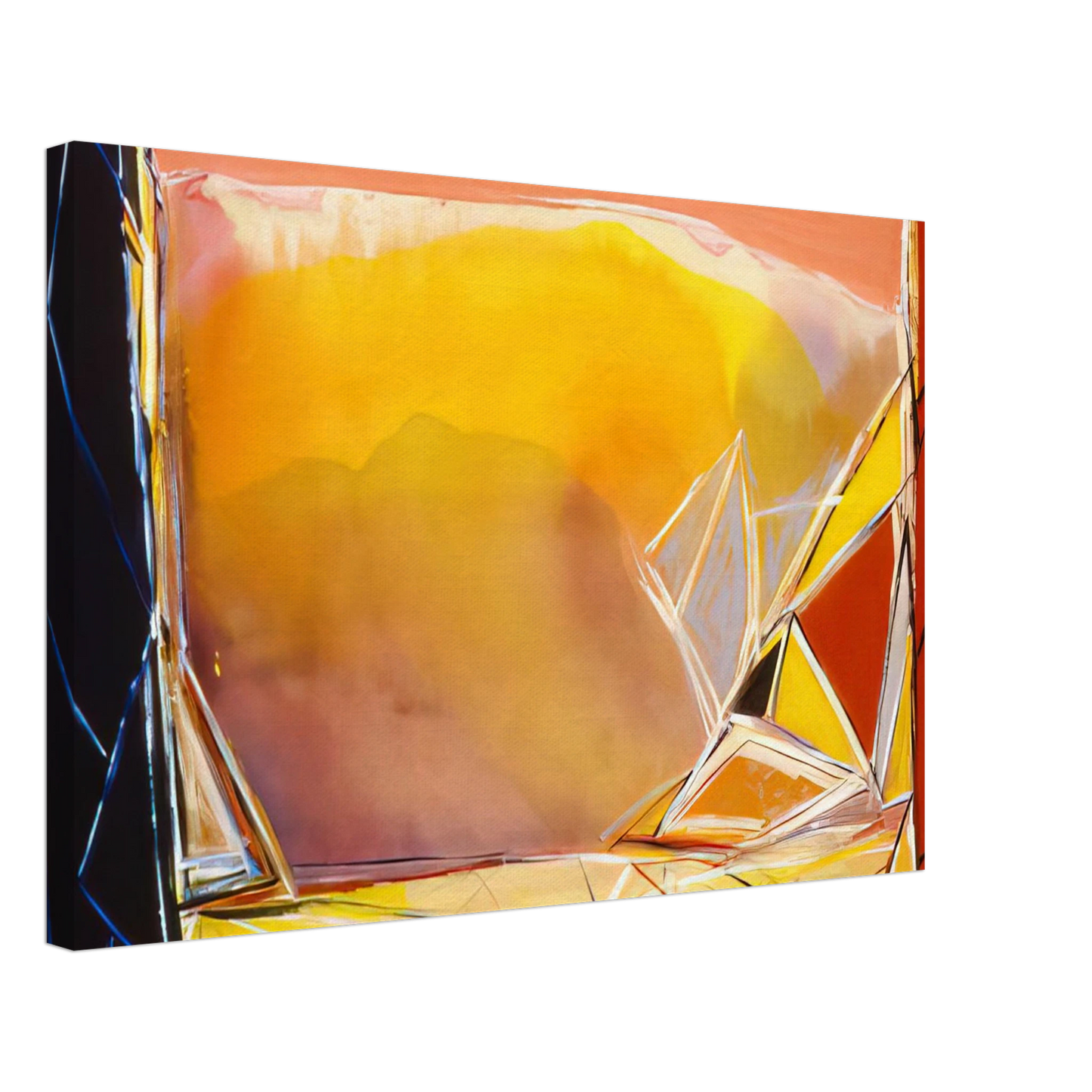 Ronnie Landfield - Thunder For Camille Pissarro - 1986 Canvas - 40x60 cm / 16x24 inches-canvas