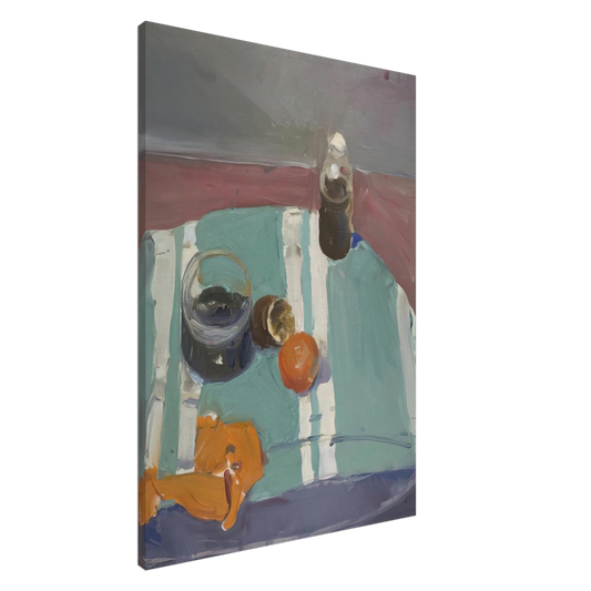 Richard Diebenkorn - Still Life with Orange Peel Canvas - 20x30 cm / 8x12 inches-canvas