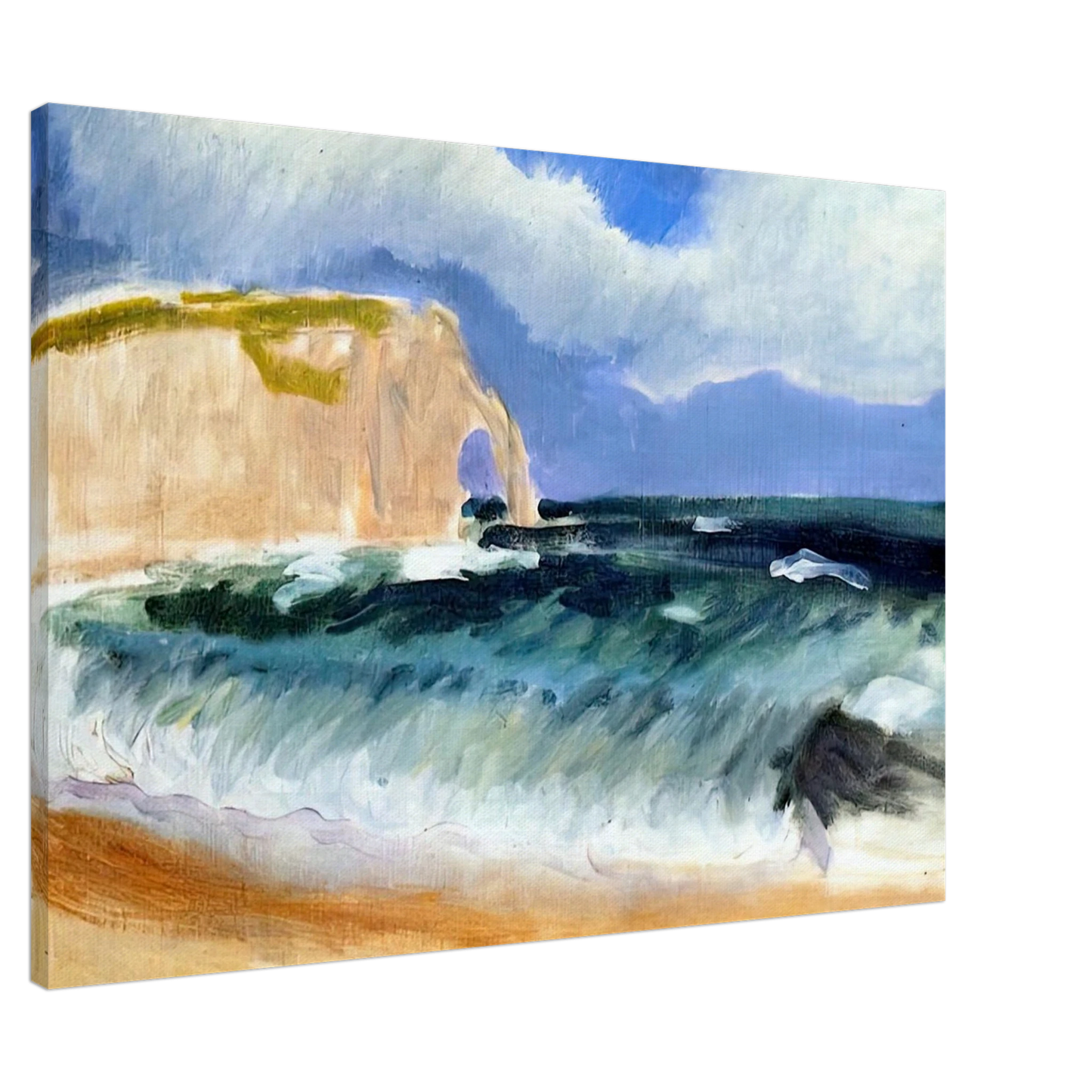 Henri Matisse - GALE AT ETRETAT 1920 Canvas - 20x30 cm / 8x12 inches-canvas
