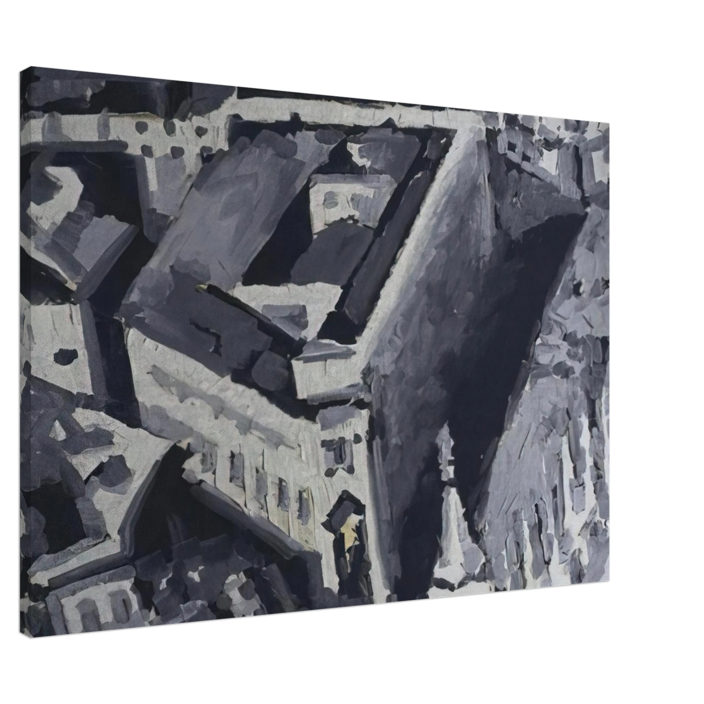 Gerhard Richter - TOWNSCAPE M2 1968 Canvas - 20x30 cm / 8x12 inches-canvas