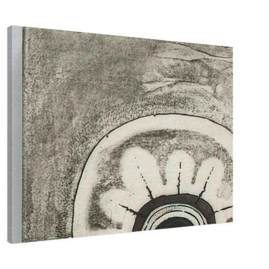 Lee Bontecou - FIFTH STONE SIXTH STONE 1968 Canvas - 20x30 cm / 8x12 inches-canvas