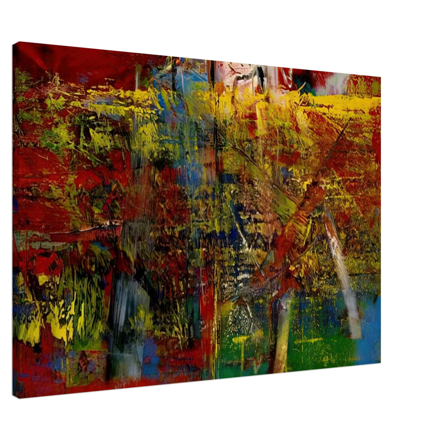 Gerhard Richter - MEDIATION Canvas - 20x30 cm / 8x12 inches-canvas