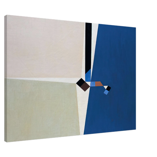 Tomas Maldonado - Desde un sector - 1953 Canvas - 20x30 cm / 8x12 inches-canvas