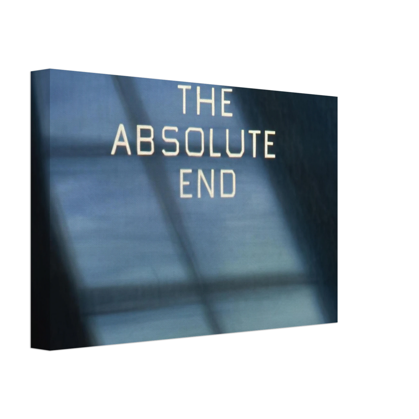 Edward Ruscha - THE ABSOLUTE END 1982 Canvas - 70x100 cm / 28x40 inches-canvas