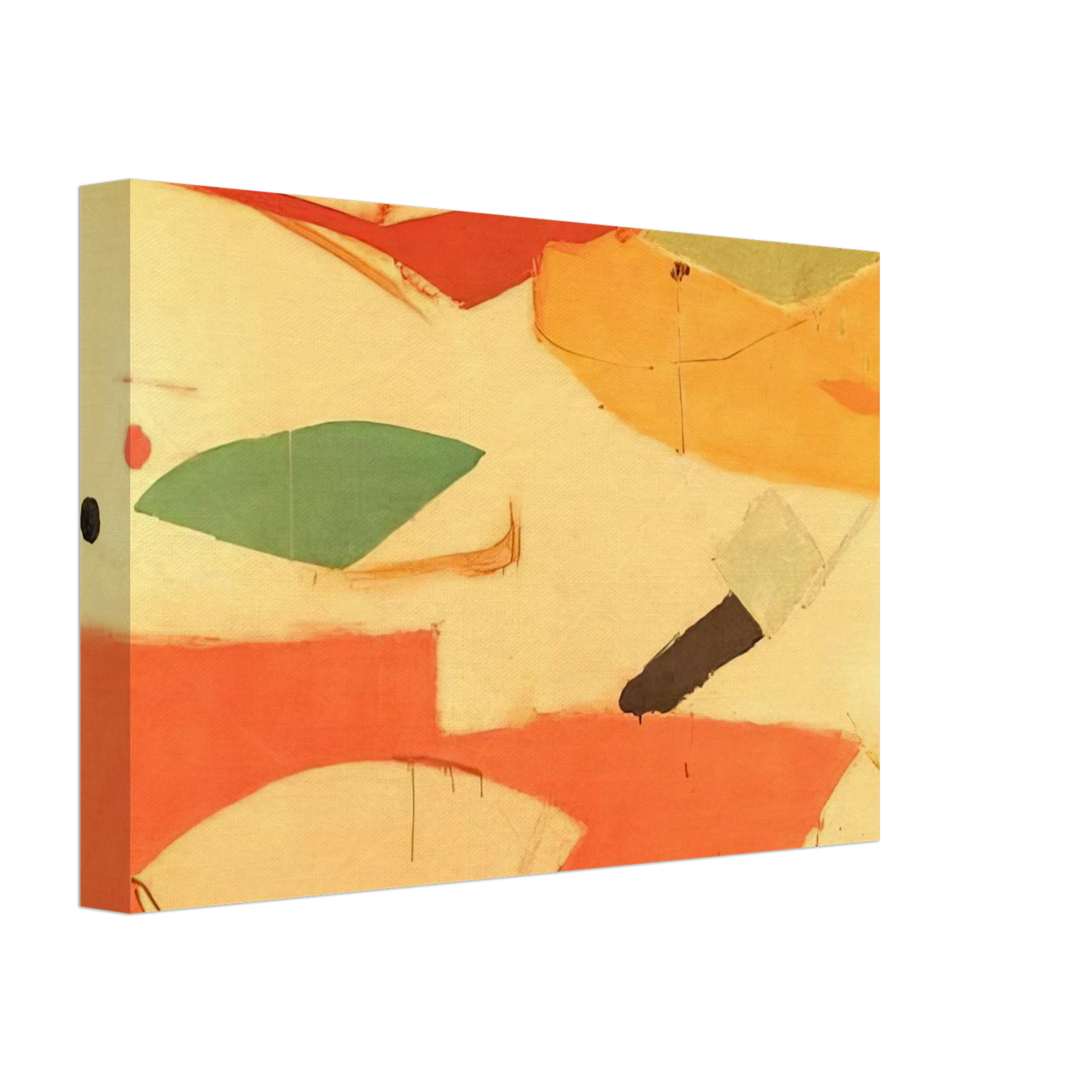 Kenzo Okada - Eventail - 1945 Canvas - 40x60 cm / 16x24 inches-canvas