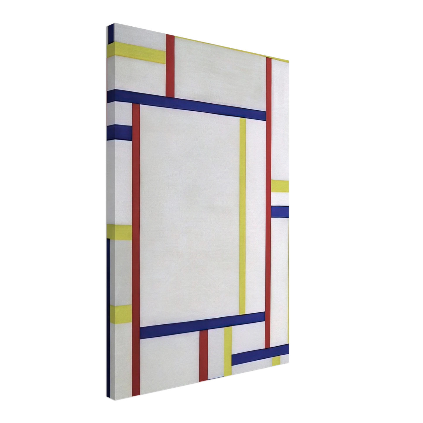 Fritz Glarner - Painting white - 1945 Canvas - 40x60 cm / 16x24 inches-canvas