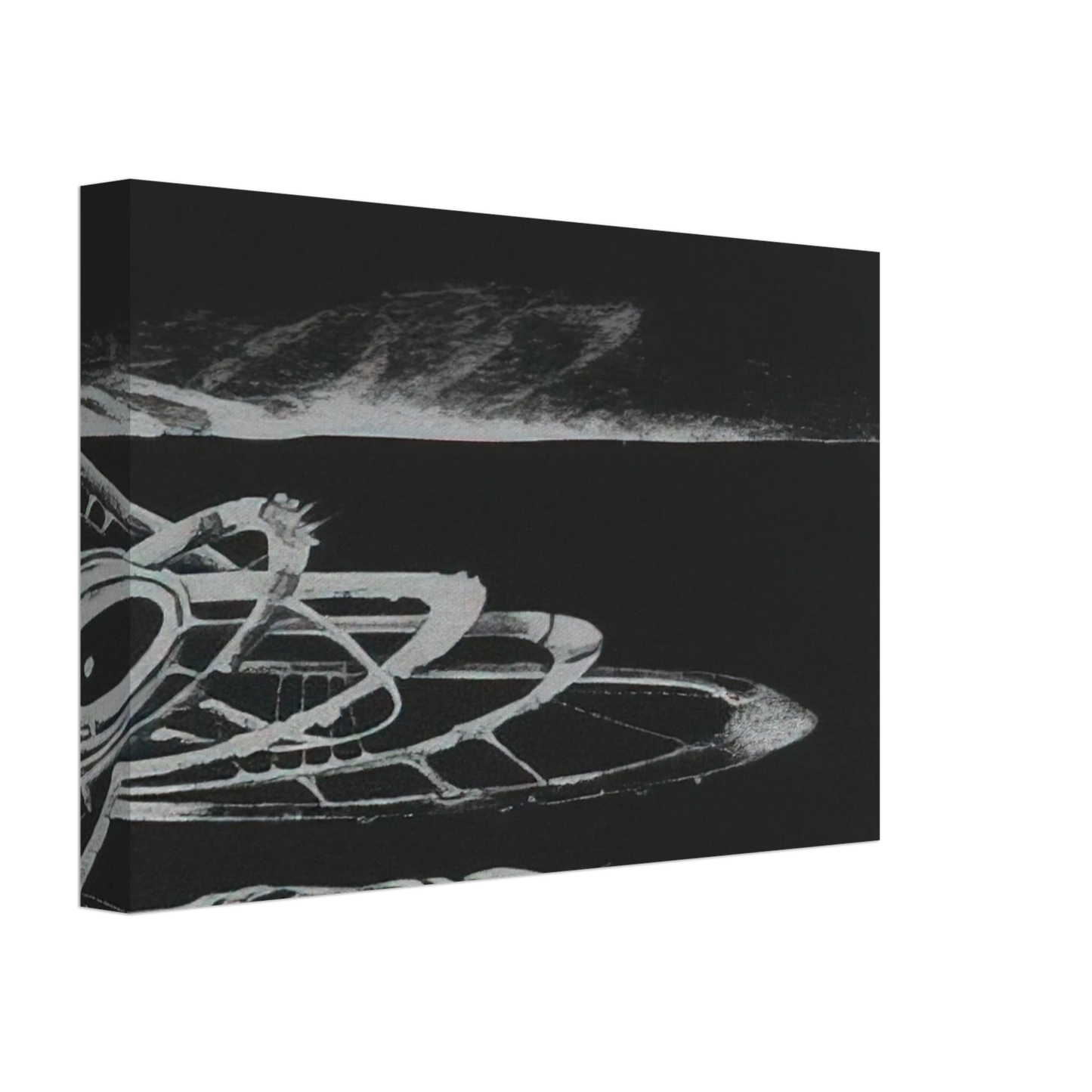 Lee Bontecou - UNTITLED FROM THE NEW YORK COLLECTION FOR STOCKHOLM 1973 Canvas - 40x60 cm / 16x24 inches-canvas