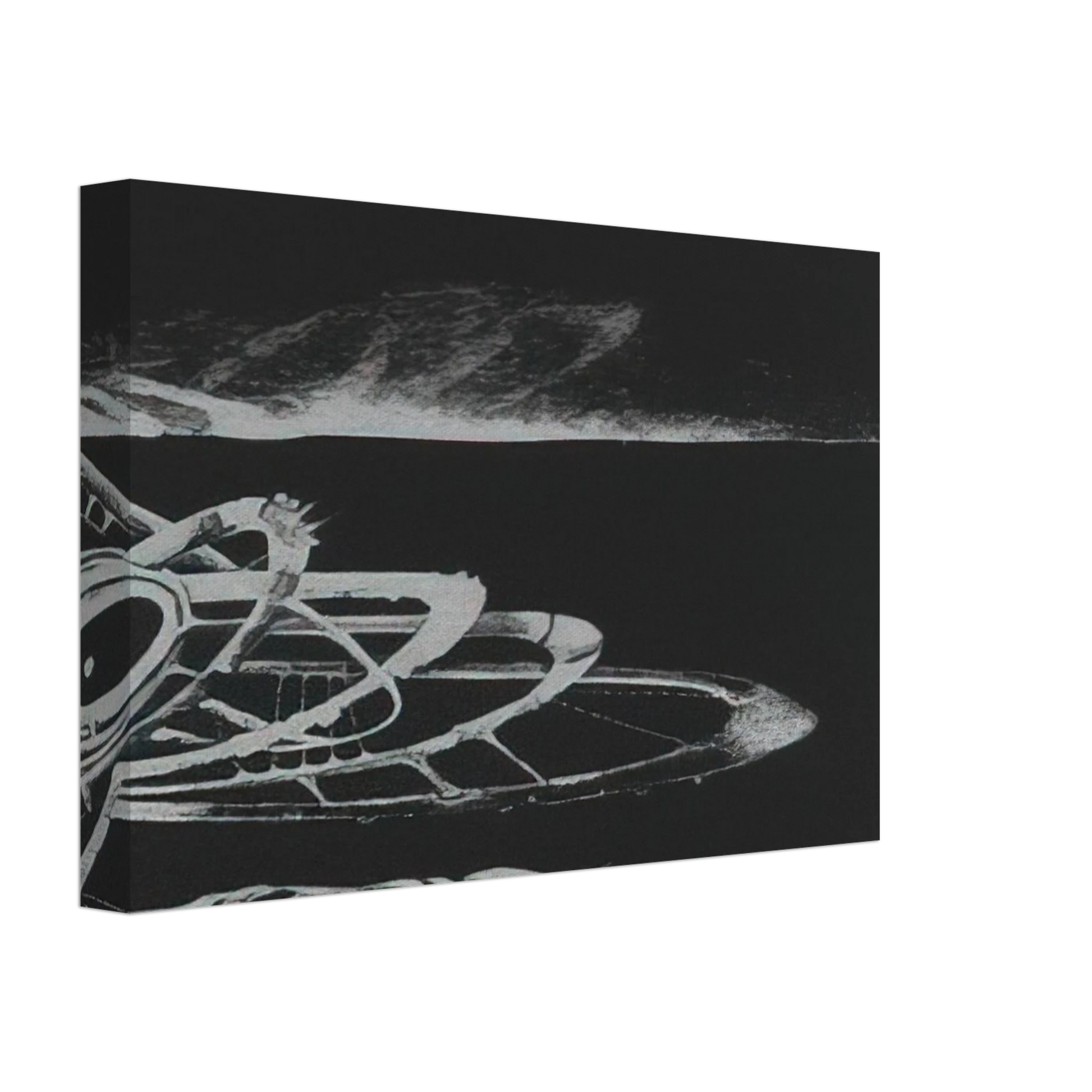 Lee Bontecou - UNTITLED FROM THE NEW YORK COLLECTION FOR STOCKHOLM 1973 Canvas - 40x60 cm / 16x24 inches-canvas