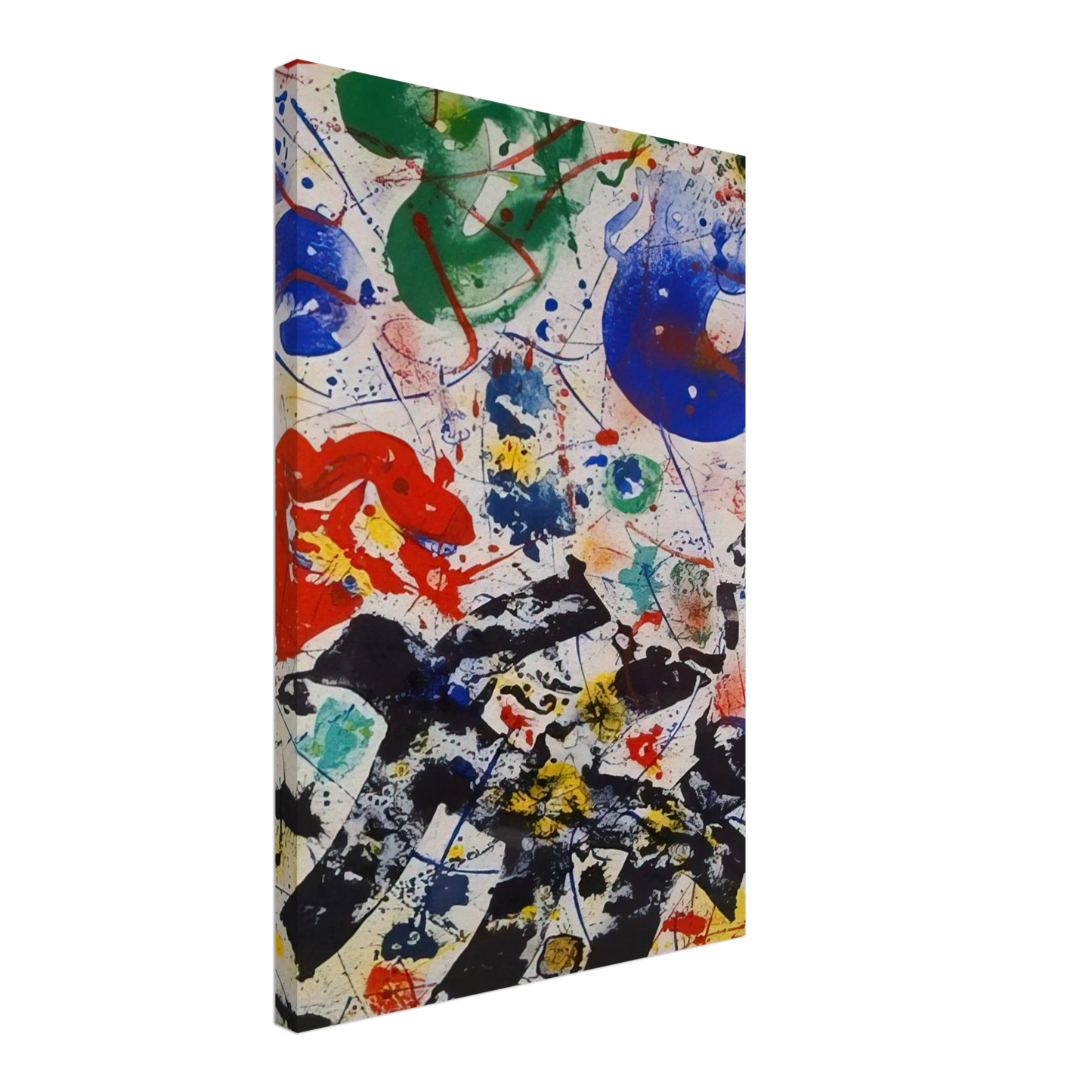 Sam Francis - Untitled  SF 357  Canvas - 40x60 cm / 16x24 inches-canvas