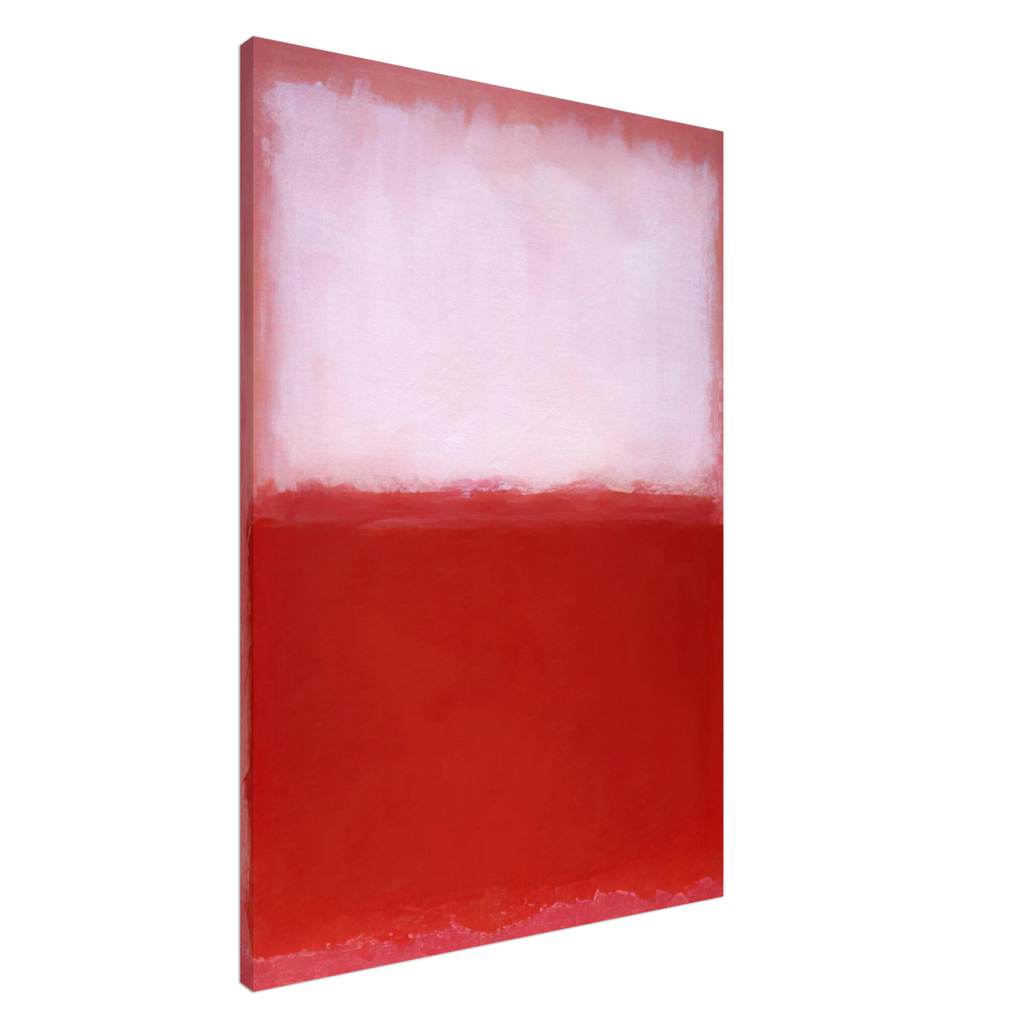 Mark Rothko - White Over Red - 1957 Canvas - 20x30 cm / 8x12 inches-canvas