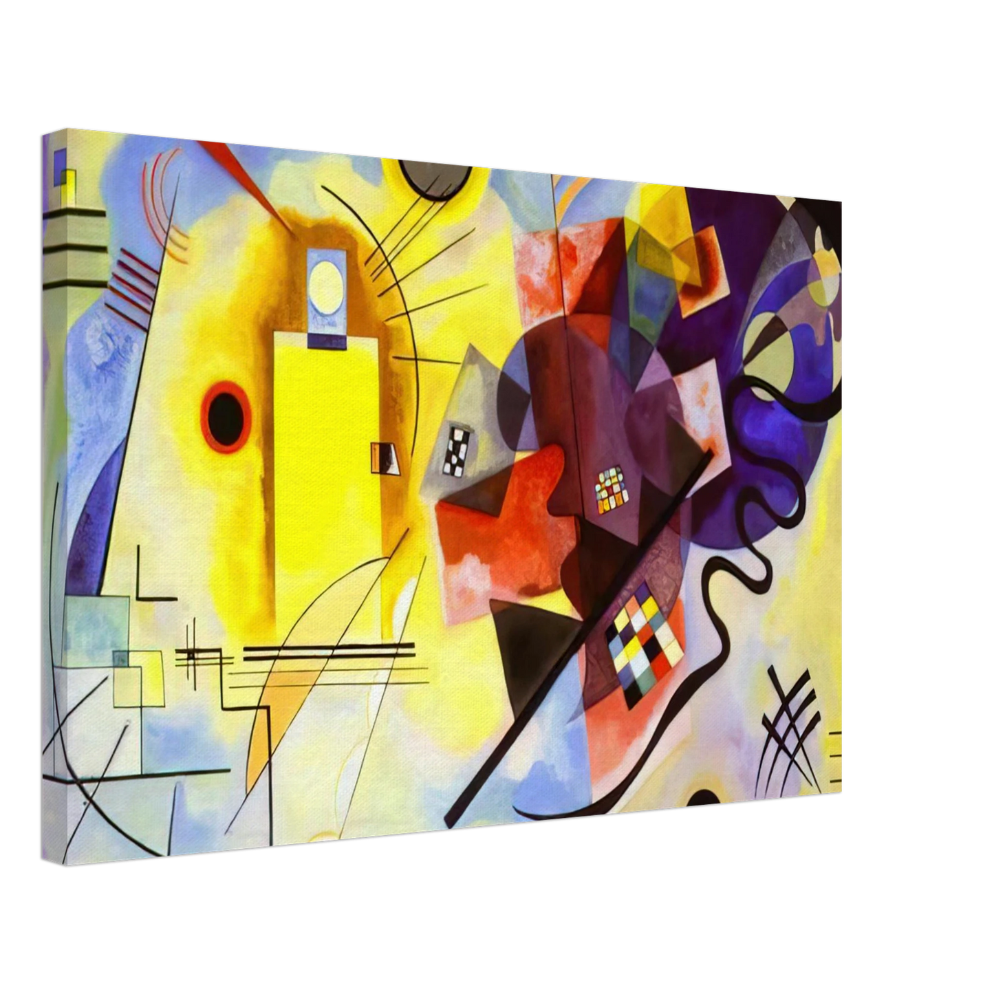 Wassily Kandinsky - YELLOW RED BLUE 1925 Canvas - 70x100 cm / 28x40 inches-canvas