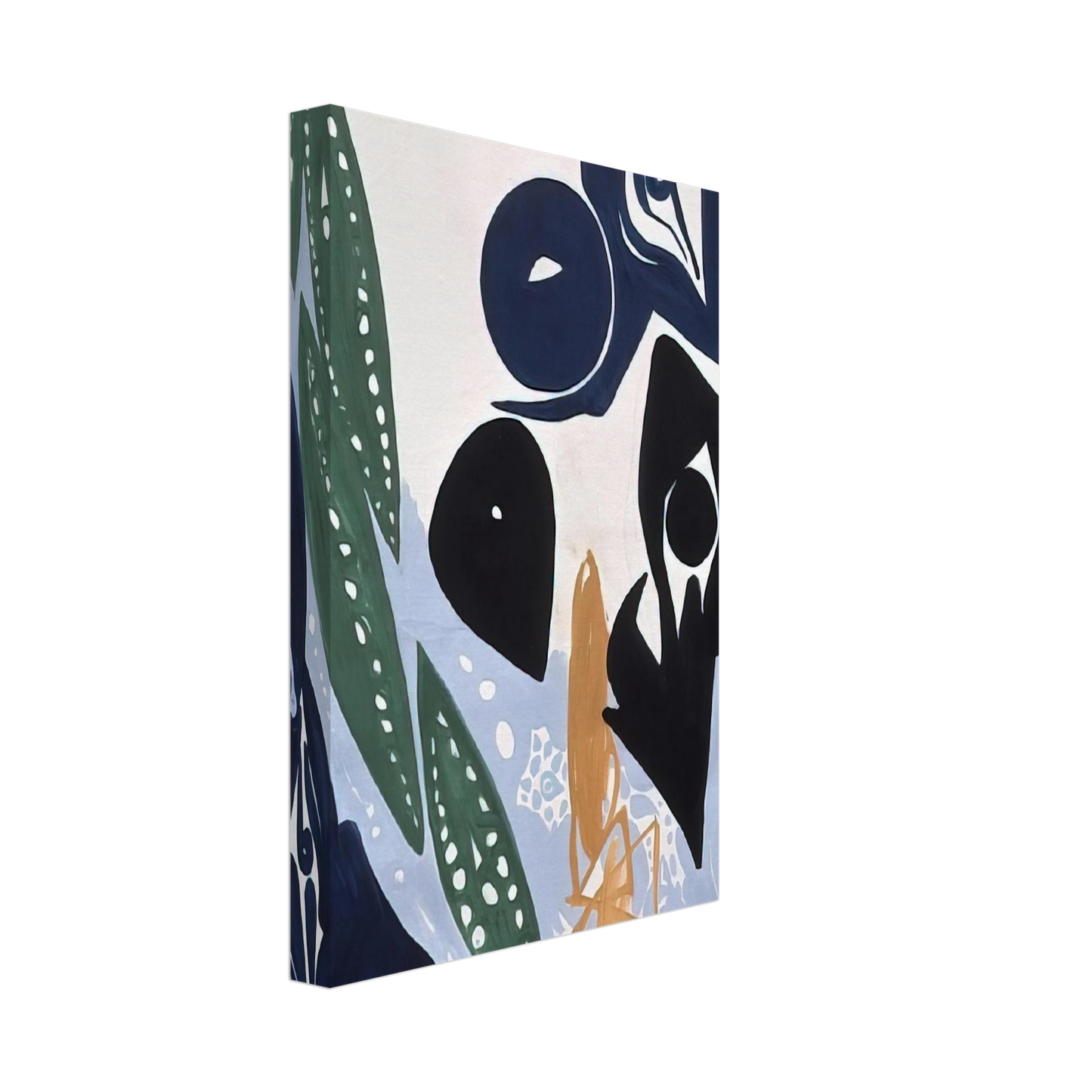 Ernst Wilhelm Nay - Hellblau im Licht - 1965 Canvas - 40x60 cm / 16x24 inches-canvas