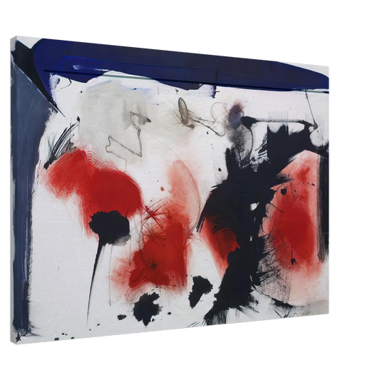 Hassel Smith - Untitled #10 - 1986 Canvas - 20x30 cm / 8x12 inches-canvas