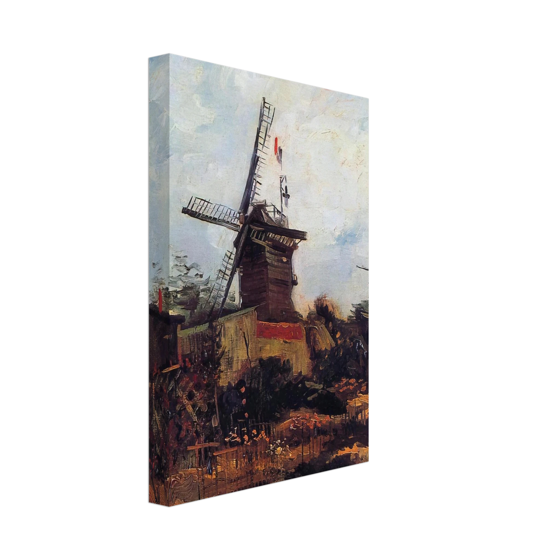 Vincent van Gogh - The Mill of Blute End Canvas - 70x100 cm / 28x40 inches-canvas