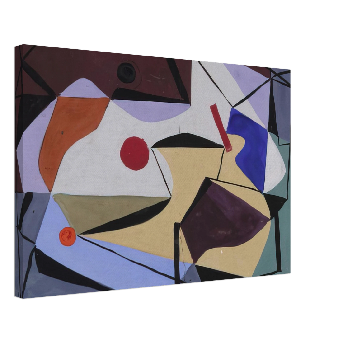 Ad Reinhardt - Study for a Painting - 1939 Canvas - 40x60 cm / 16x24 inches-canvas