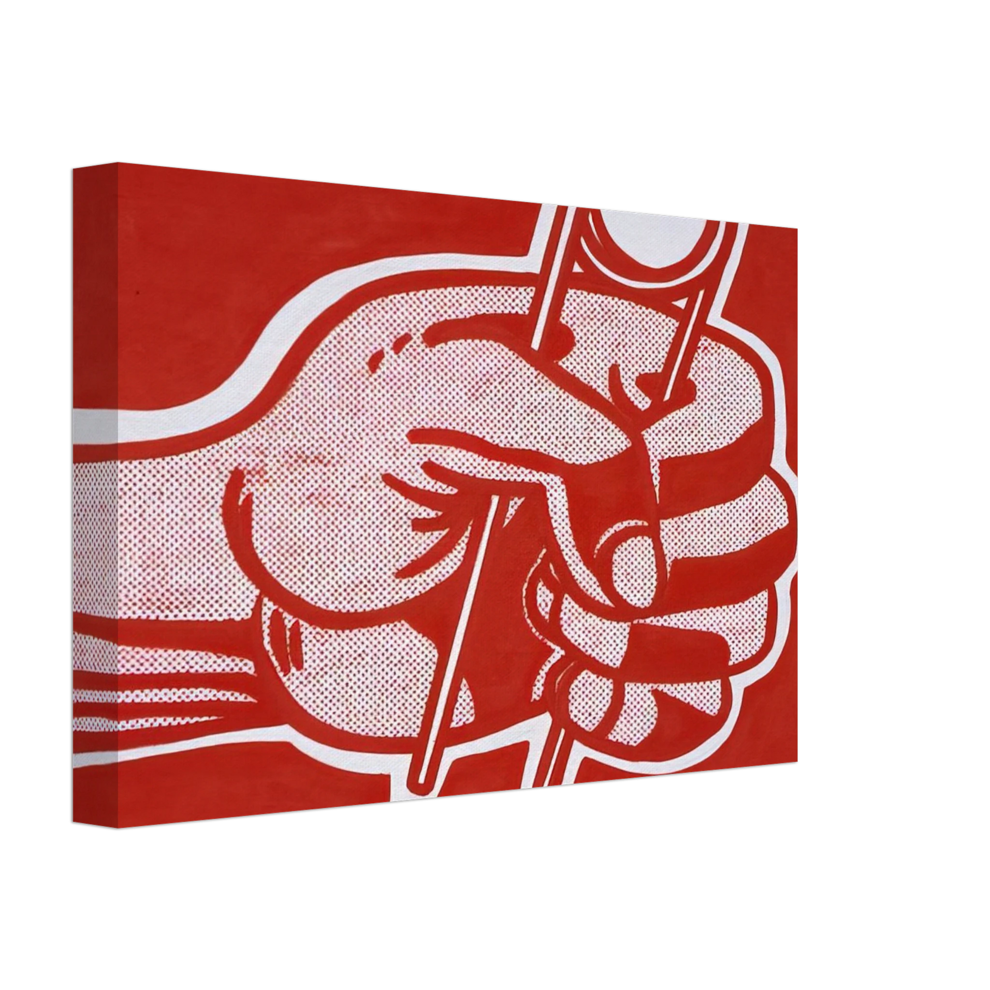 Roy Lichtenstein - THE GRIP 1962 Canvas - 40x60 cm / 16x24 inches-canvas