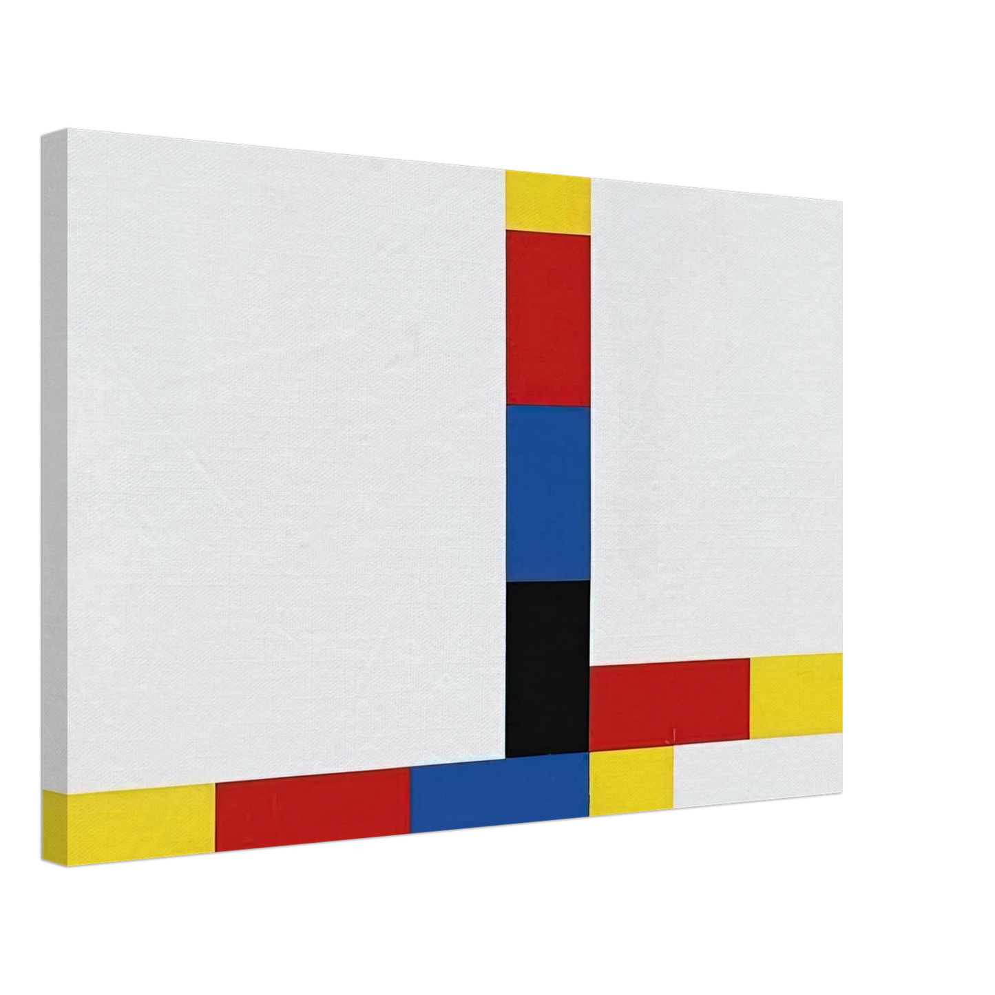 Max Bill - 1-4 um excentrum IV - 1969 Canvas - 70x100 cm / 28x40 inches-canvas