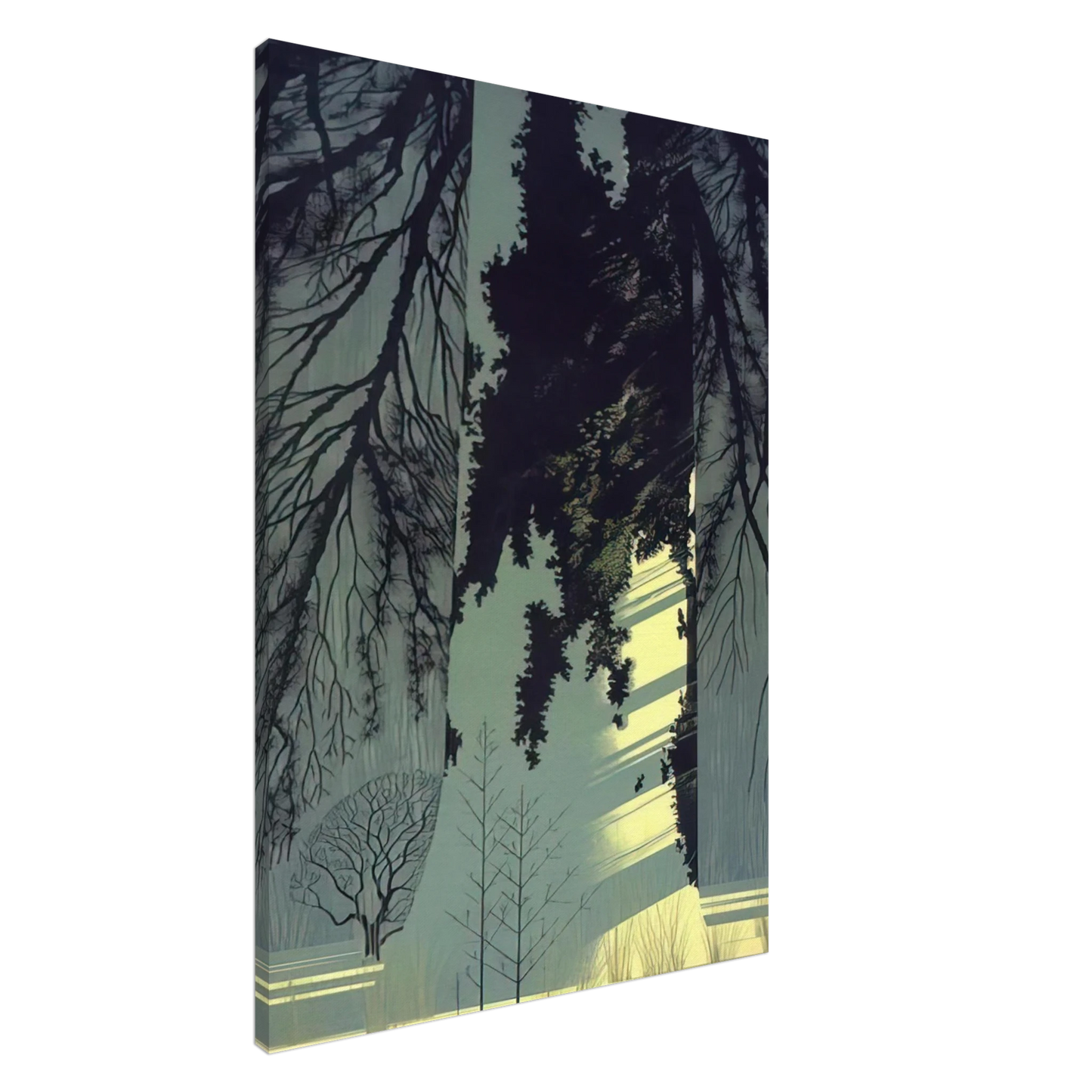 Eyvind Earle - Snow White Canvas - 20x30 cm / 8x12 inches-canvas