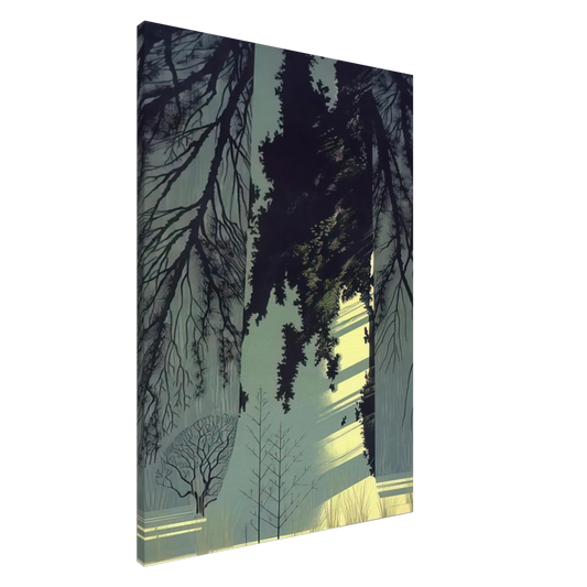 Eyvind Earle - Snow White Canvas - 20x30 cm / 8x12 inches-canvas