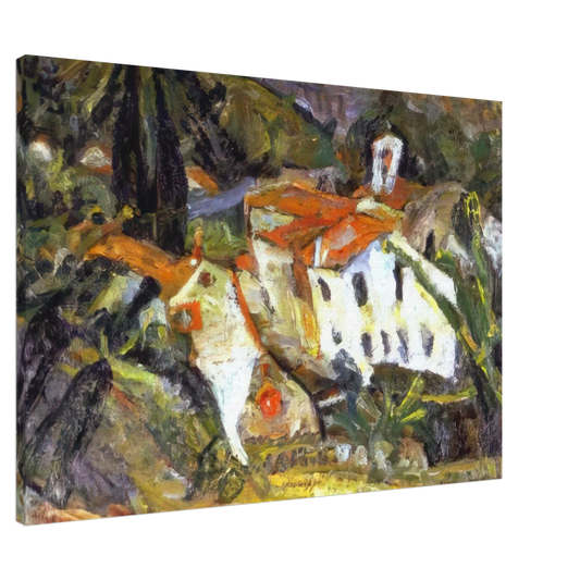 Chaim Soutine - CERET LANSCAPE Canvas - 20x30 cm / 8x12 inches-canvas