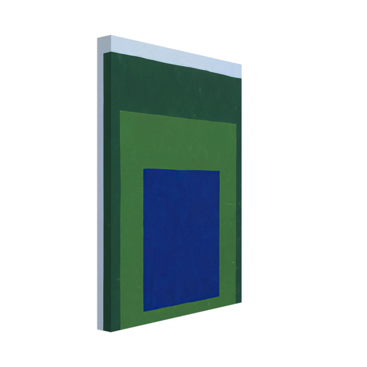 Josef Albers - HOMAGE TO THE SQUARE BLUE GREEN 1950 Canvas - 70x100 cm / 28x40 inches-canvas