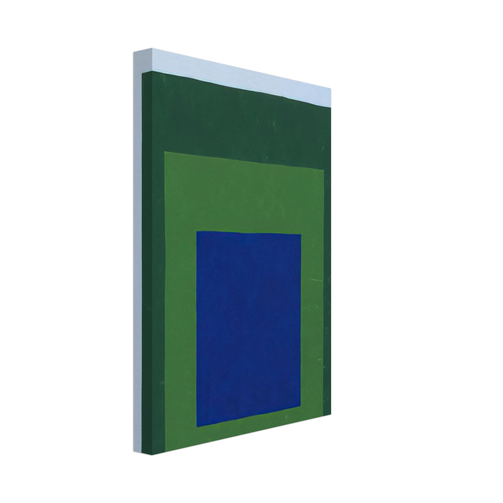 Josef Albers - HOMAGE TO THE SQUARE BLUE GREEN 1950 Canvas - 70x100 cm / 28x40 inches-canvas