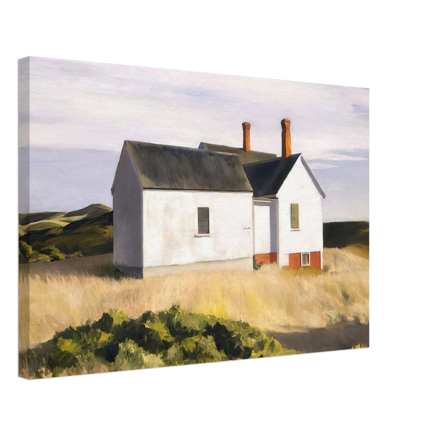 Edward Hopper - Ryders House Canvas - 70x100 cm / 28x40 inches-canvas