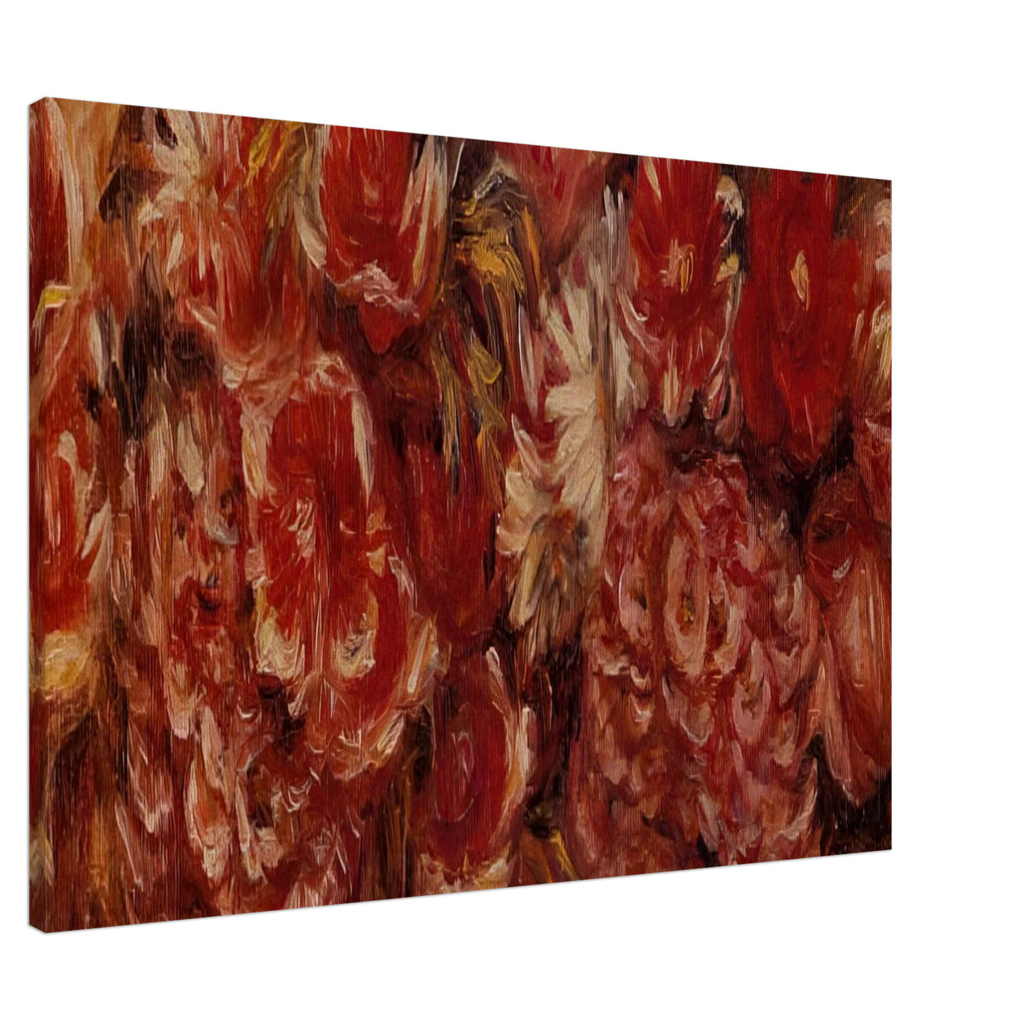 Pierre-Auguste Renoir - Floral Headband Canvas - 20x30 cm / 8x12 inches-canvas