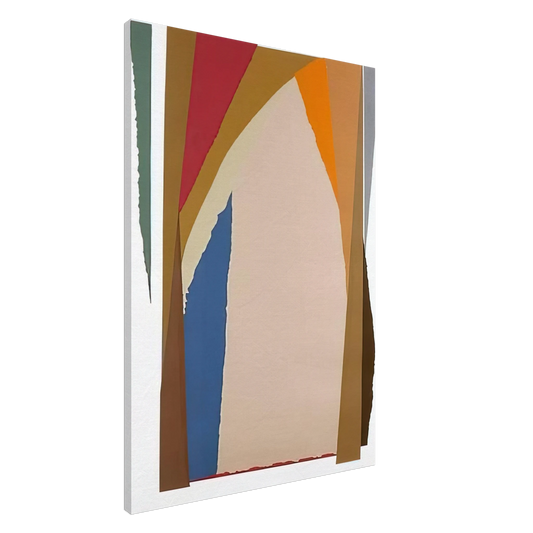 Larry Zox - Bonac - 1981 Canvas - 20x30 cm / 8x12 inches-canvas