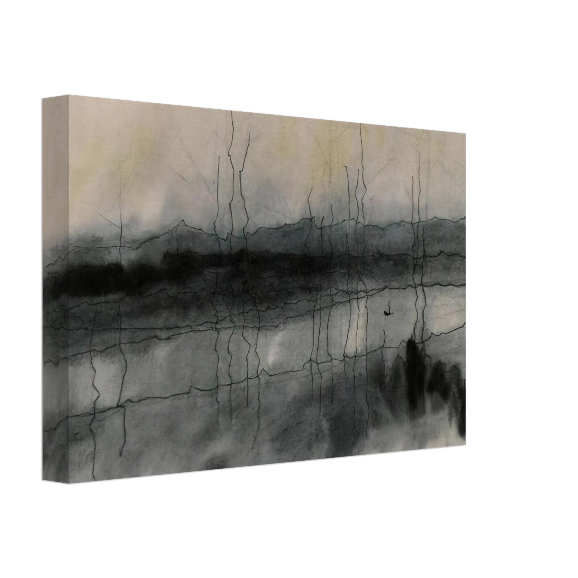 Lyonel Feininger - MYSTIC RIVER 1951 Canvas - 40x60 cm / 16x24 inches-canvas