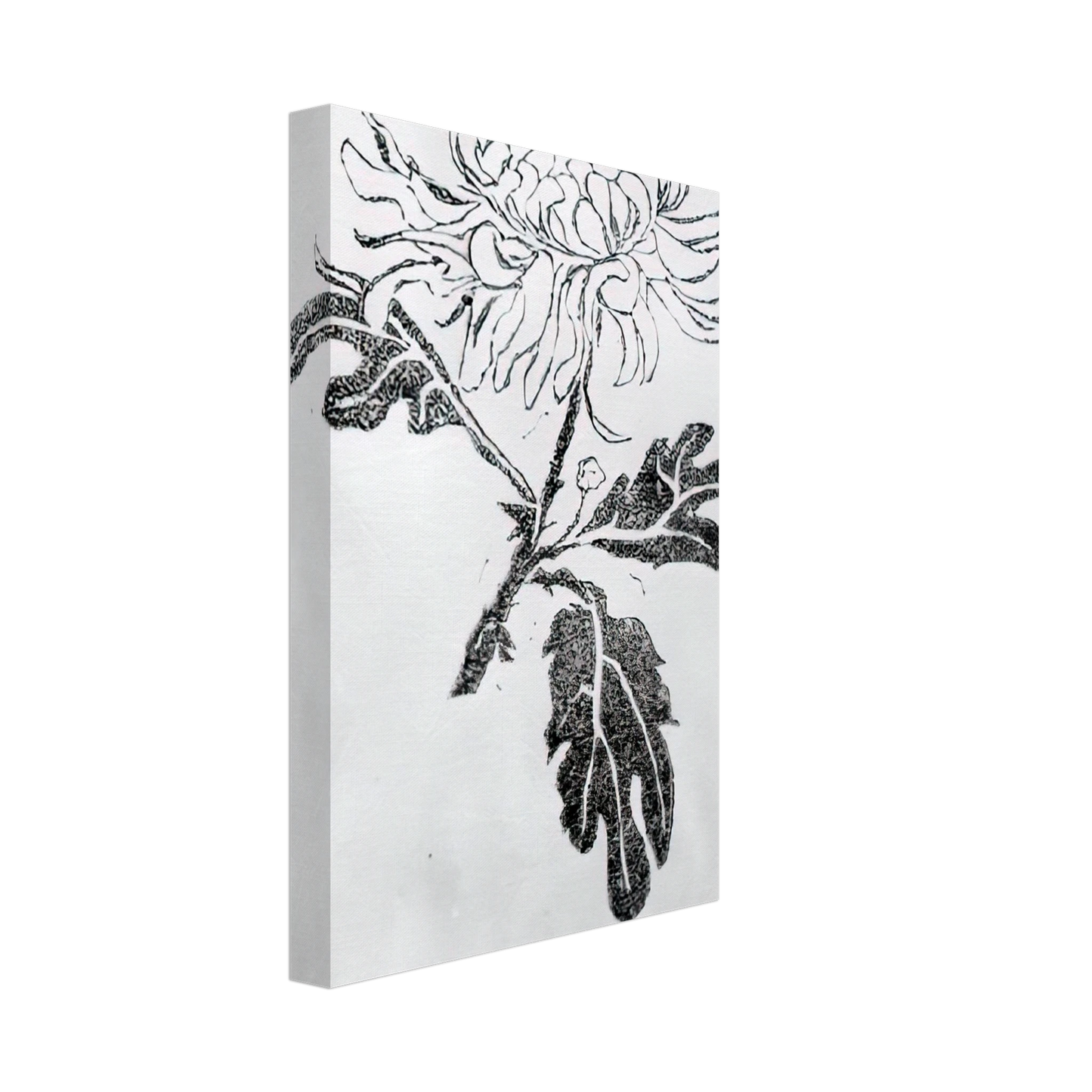 MC Escher - CHRYSANTHEMUM Canvas - 70x100 cm / 28x40 inches-canvas