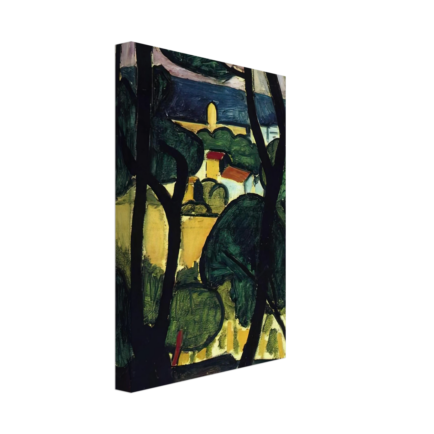 Henri Matisse - VIEW OF COLLIOURE Canvas - 40x60 cm / 16x24 inches-canvas