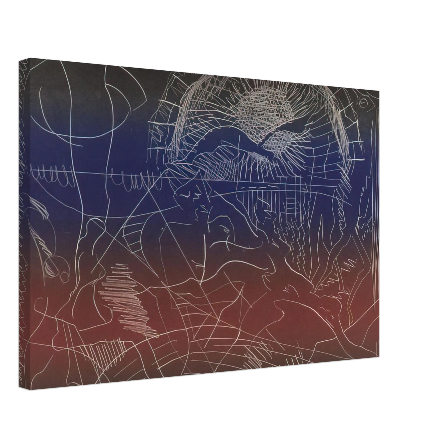 Man Ray - UNTITLED ABSTRACT Canvas - 40x60 cm / 16x24 inches-canvas