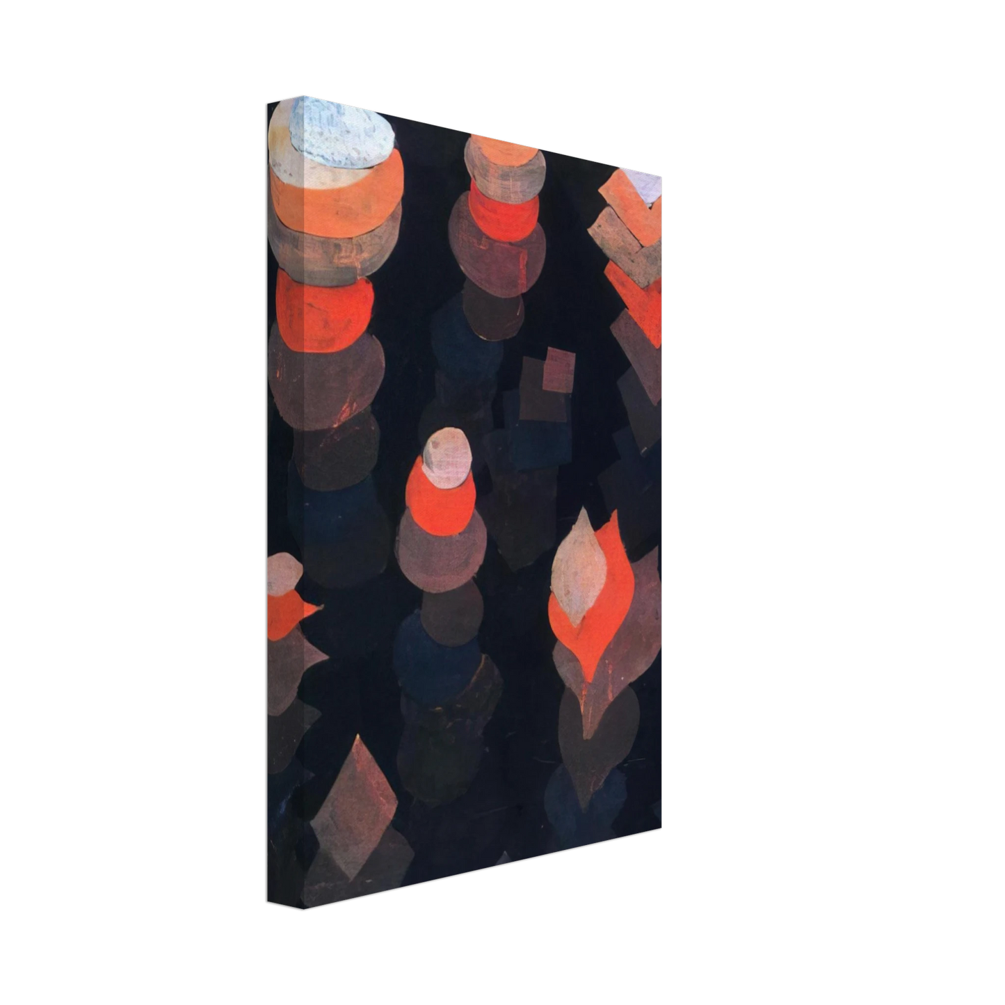 Paul Klee - GROWTH OF THE NIGHT PLANTS 1922 Canvas - 70x100 cm / 28x40 inches-canvas