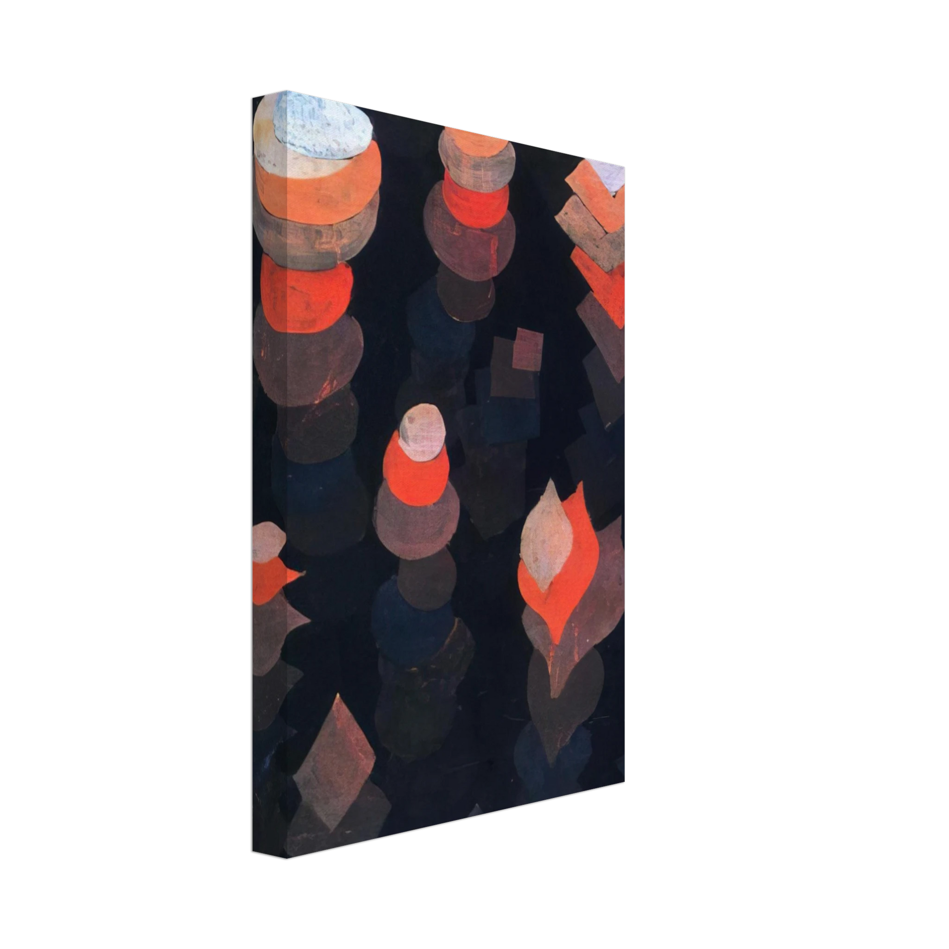 Paul Klee - GROWTH OF THE NIGHT PLANTS 1922 Canvas - 70x100 cm / 28x40 inches-canvas