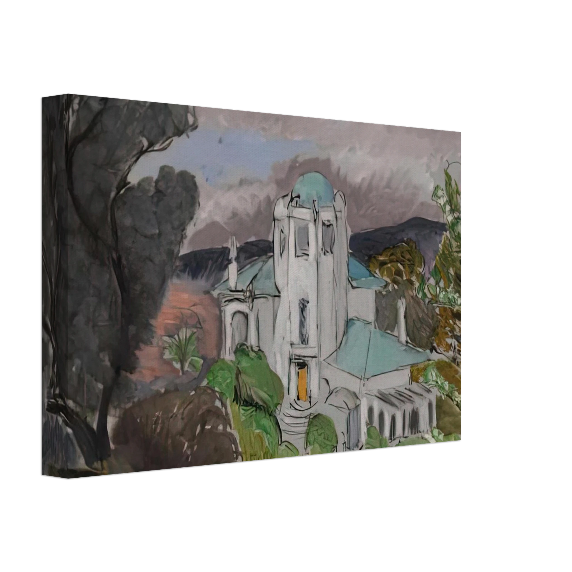 Henri Matisse - BLUE VILLA 1918 Canvas - 40x60 cm / 16x24 inches-canvas