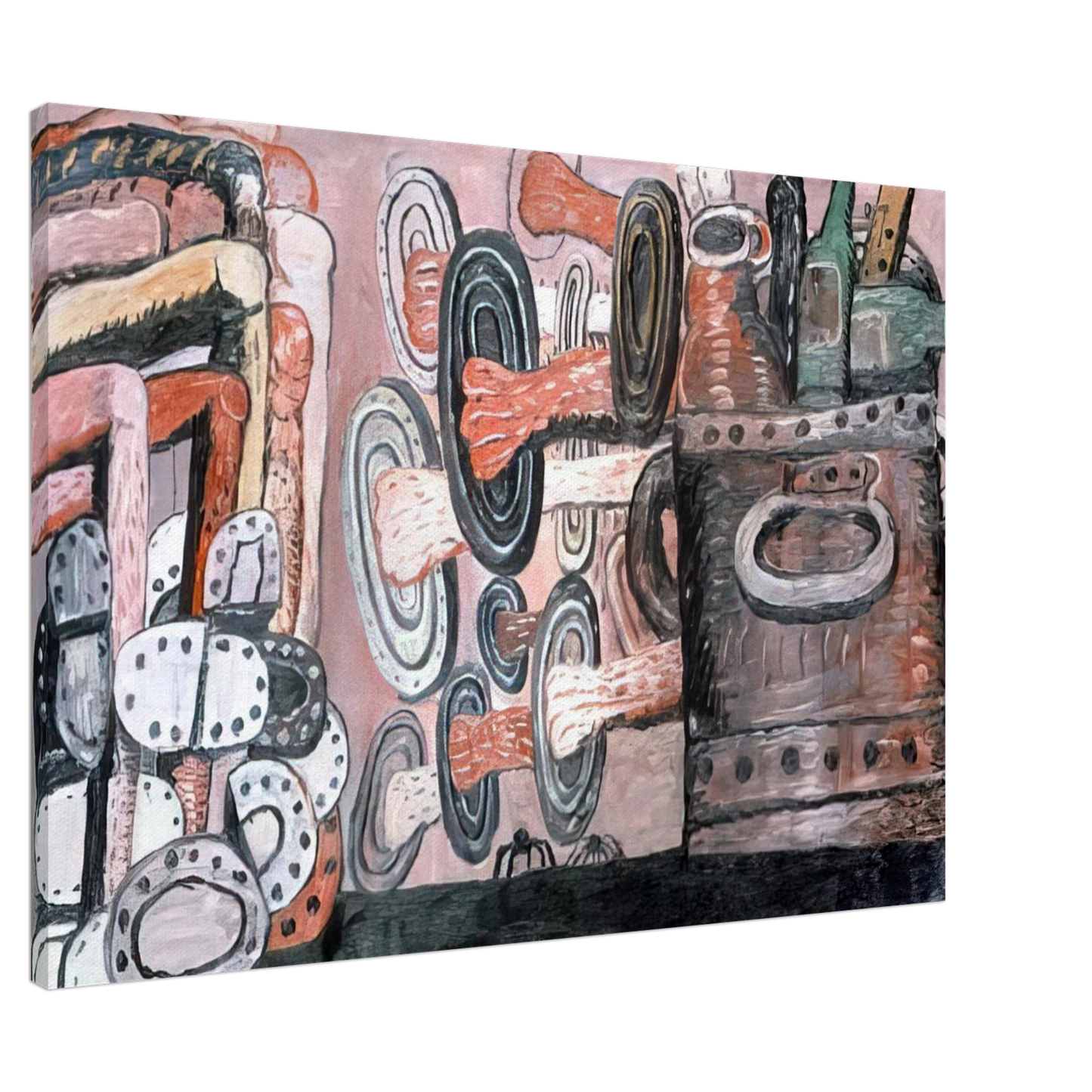 Philip Guston - THE STREET 1977 Canvas - 20x30 cm / 8x12 inches-canvas