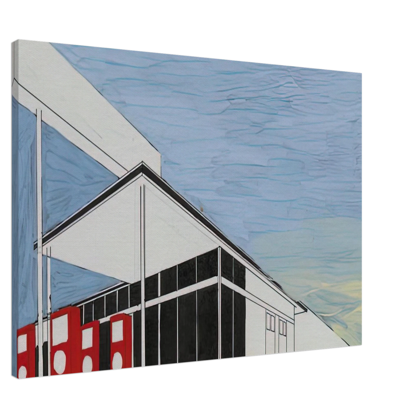 Edward Ruscha - STANDARD STUDY 3 1963 Canvas - 20x30 cm / 8x12 inches-canvas