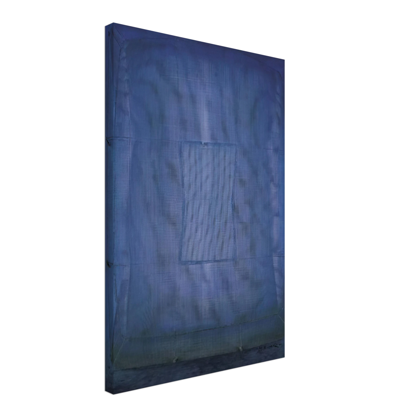 Manuel Rivera - Azul - Art Informel Canvas - 40x60 cm / 16x24 inches-canvas