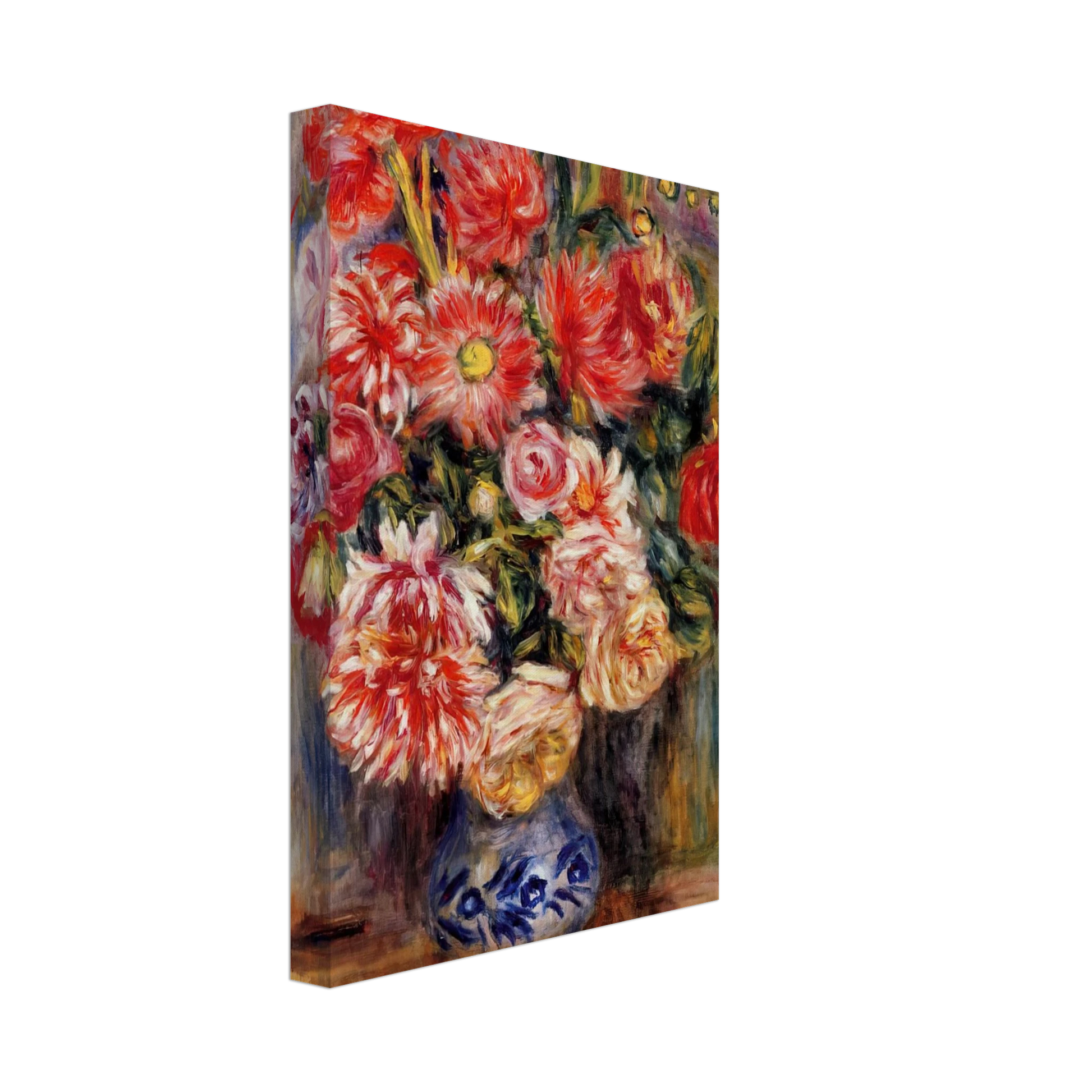 Pierre-Auguste Renoir - Bouquet Canvas - 40x60 cm / 16x24 inches-canvas