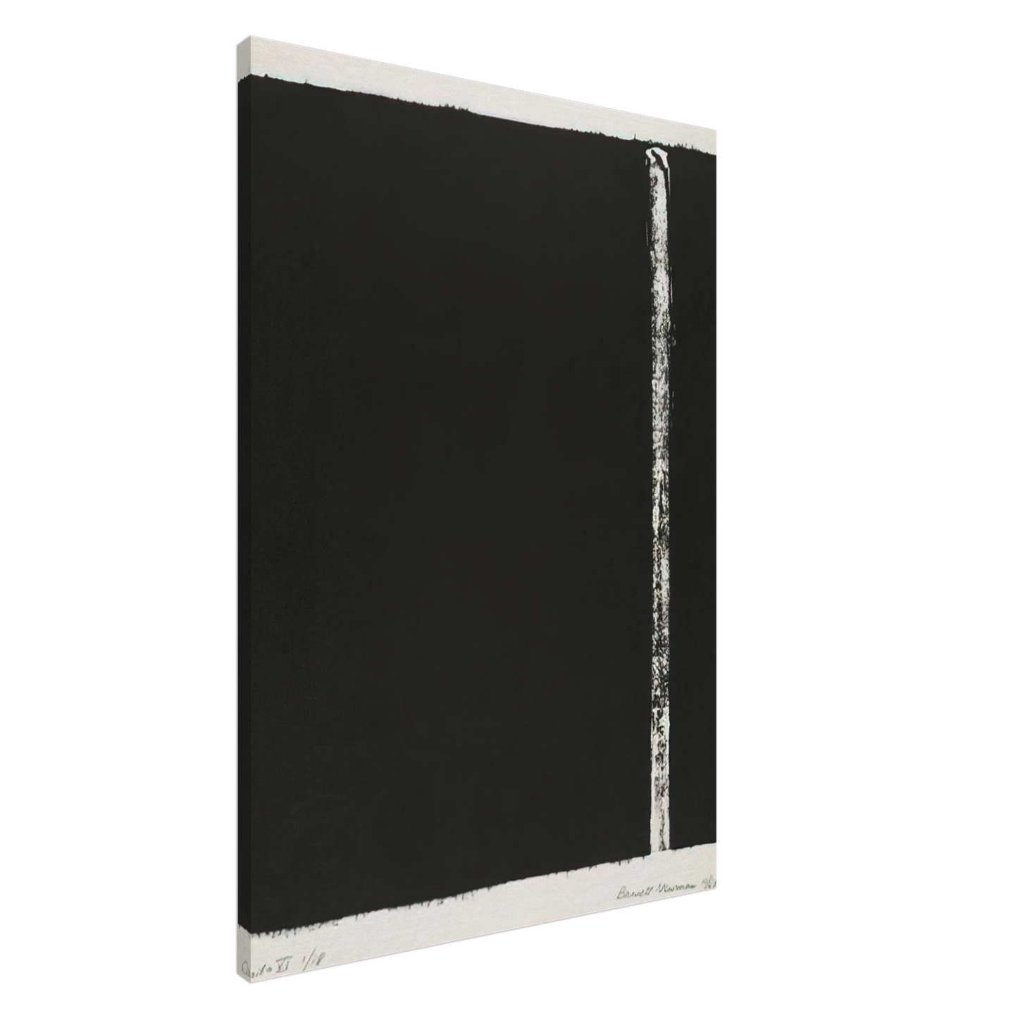 Barnett Newman - Canto VI Canvas - 20x30 cm / 8x12 inches-canvas